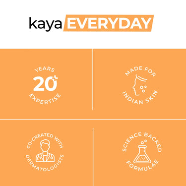 Kaya Clinic Youth Protect Sunscreen Cream SPF 50 PA++++ | UV A & UV B Protection | Lightweight | Non Sticky Sunscreen | PABA Free | All Skin Types, 50ml